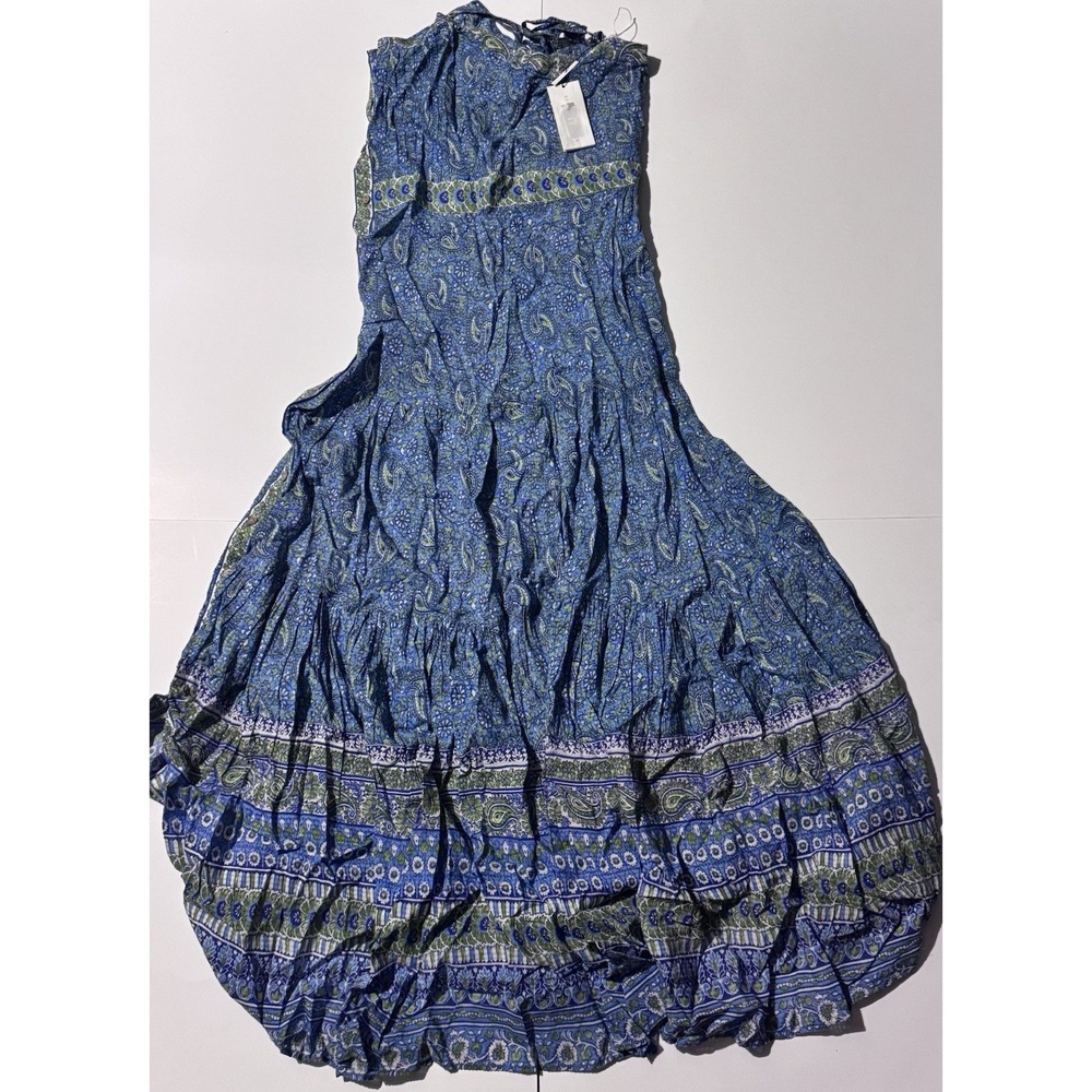 Veronica Beard Windansea Blue Paisley Maxi Dress Size Small - Picture 11 of 12